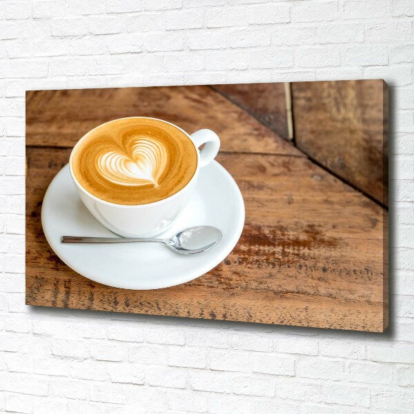 Canvas wall art Coffee in a cup