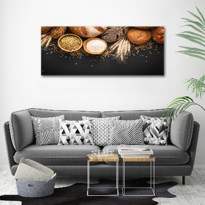 Canvas wall art Bread and wheat