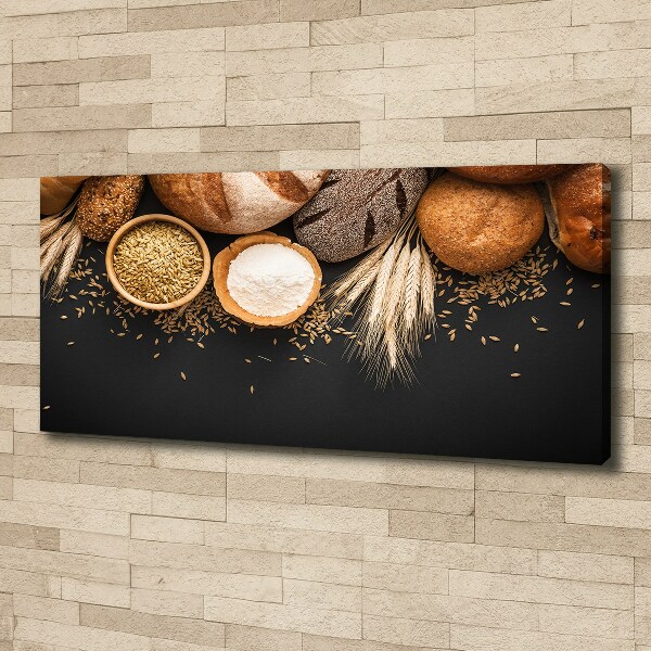 Canvas wall art Bread and wheat