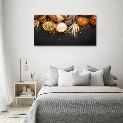 Canvas wall art Bread and wheat