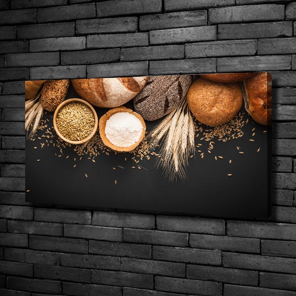 Canvas wall art Bread and wheat