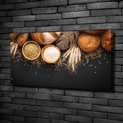 Canvas wall art Bread and wheat