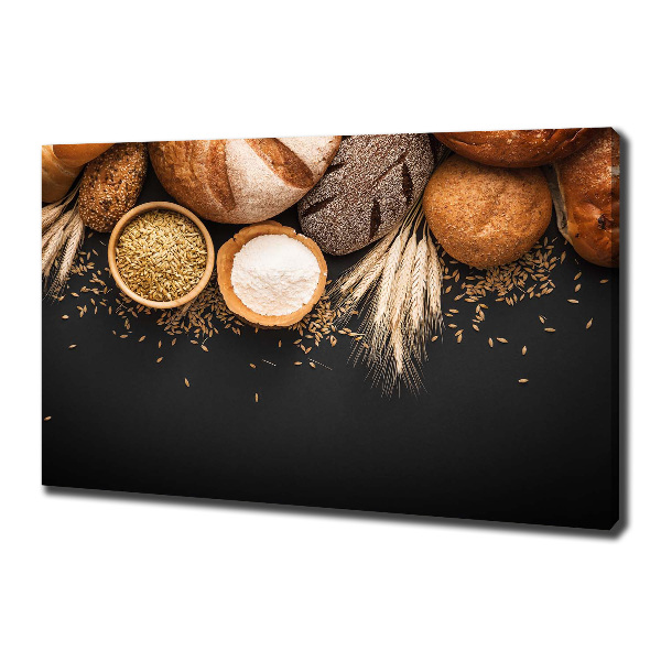 Canvas wall art Bread and wheat