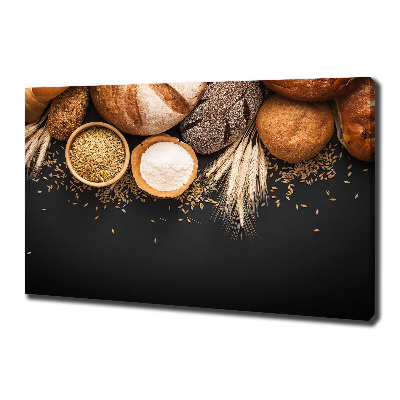 Canvas wall art Bread and wheat