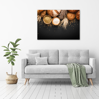 Canvas wall art Bread and wheat