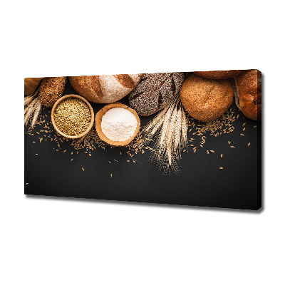 Canvas wall art Bread and wheat