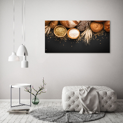 Canvas wall art Bread and wheat