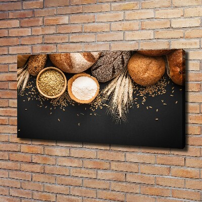 Canvas wall art Bread and wheat