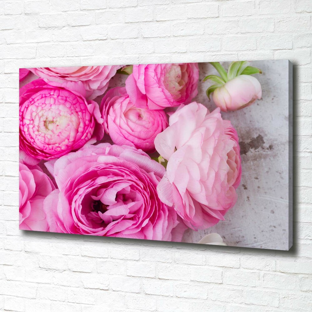 Canvas wall art Wild roses