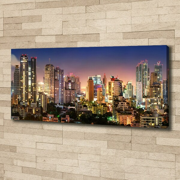 Canvas wall art Bangkok at night