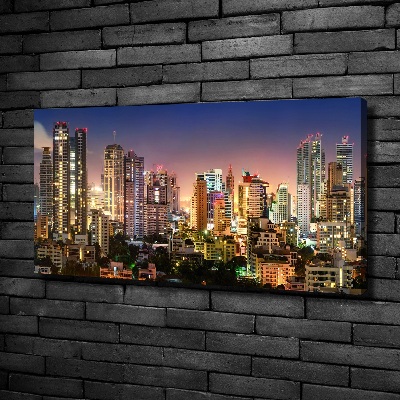 Canvas wall art Bangkok at night