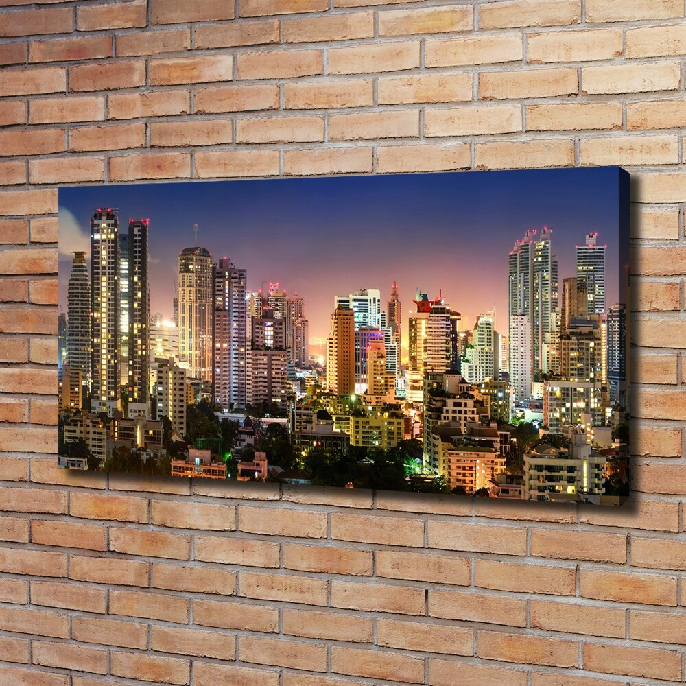 Canvas wall art Bangkok at night