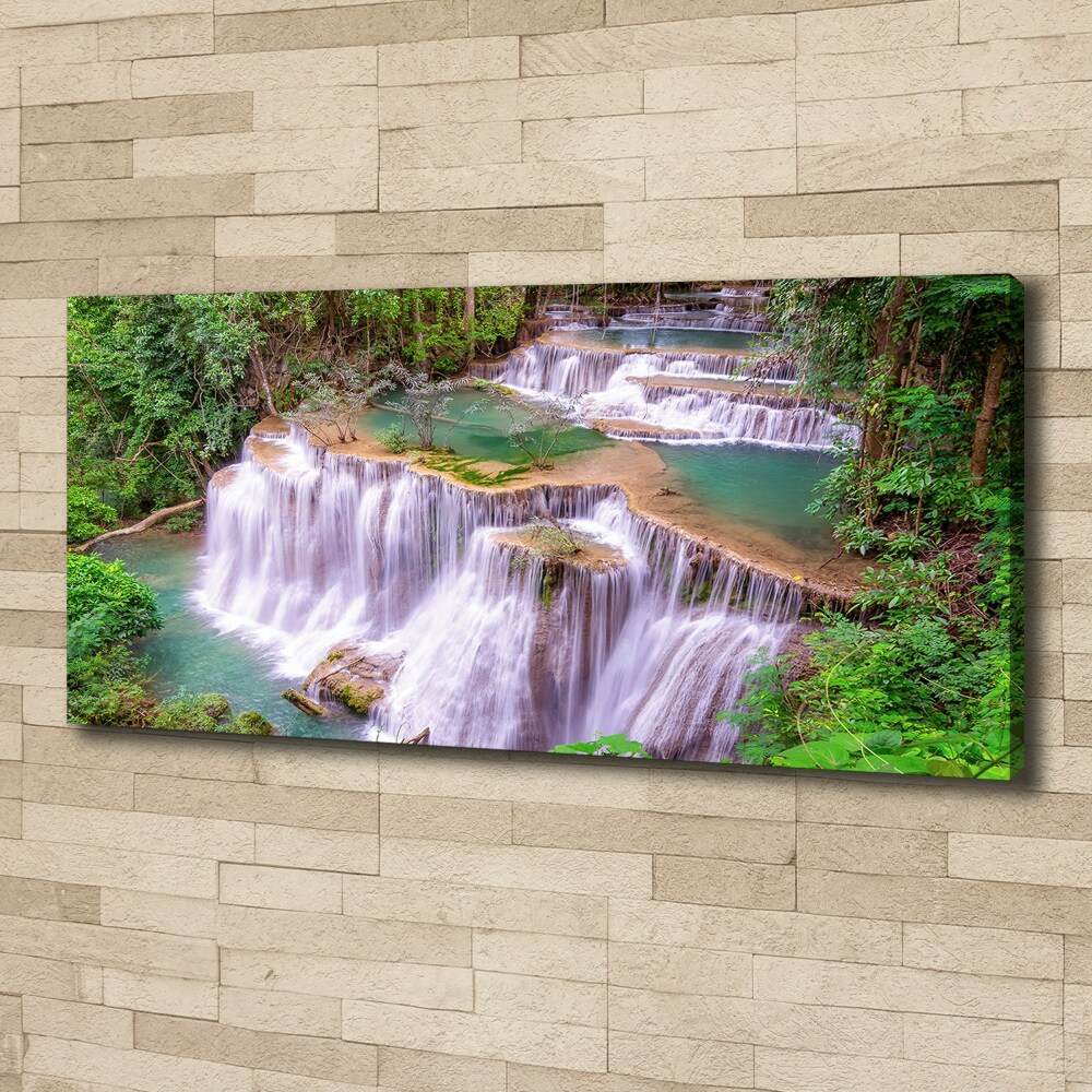 Canvas wall art Thailand waterfall