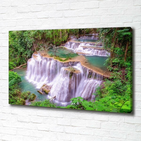 Canvas wall art Thailand waterfall