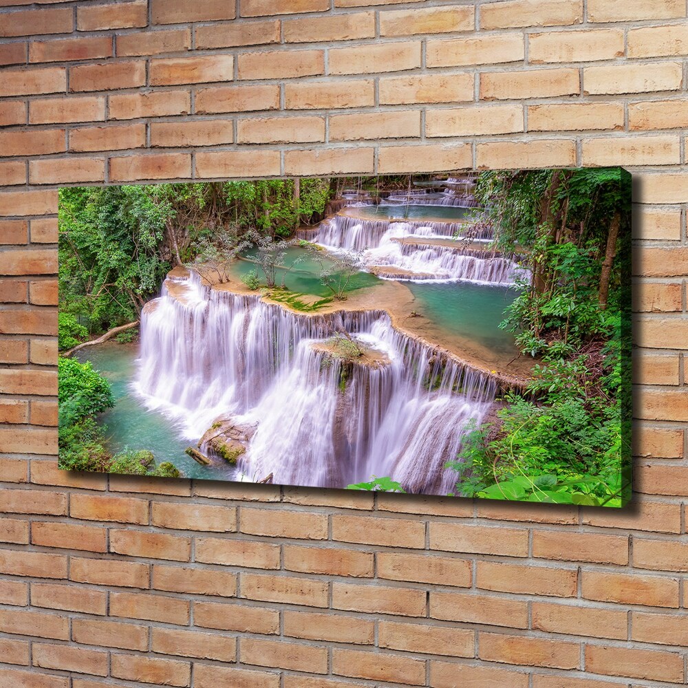 Canvas wall art Thailand waterfall