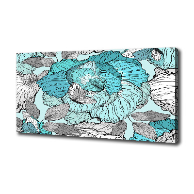 Canvas wall art Floral pattern