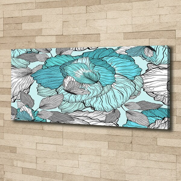 Canvas wall art Floral pattern