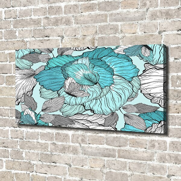 Canvas wall art Floral pattern