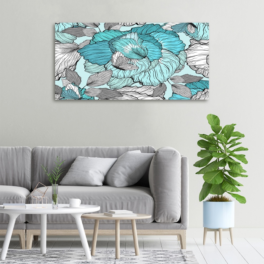 Canvas wall art Floral pattern