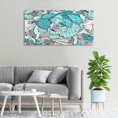 Canvas wall art Floral pattern