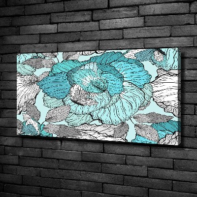 Canvas wall art Floral pattern