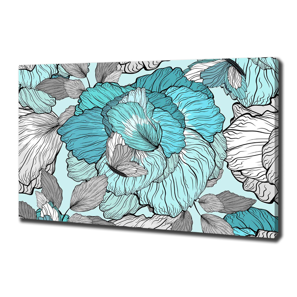 Canvas wall art Floral pattern