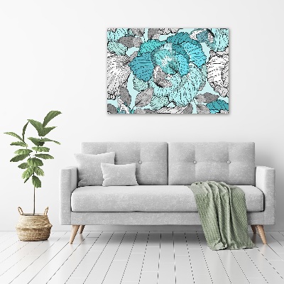 Canvas wall art Floral pattern