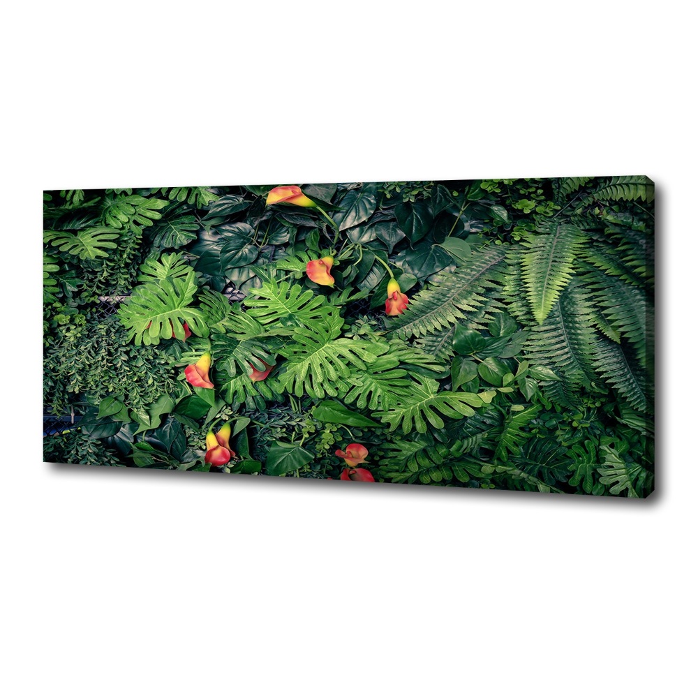 Canvas wall art Exotic jungle