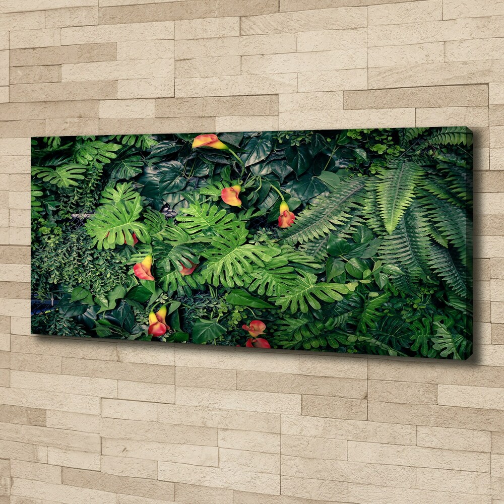 Canvas wall art Exotic jungle