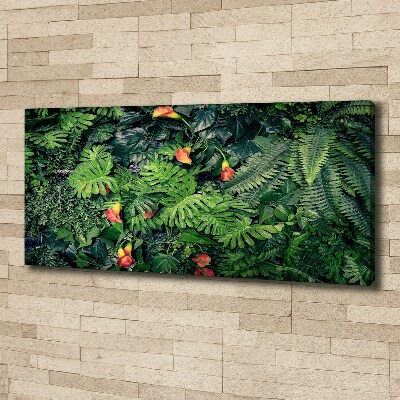 Canvas wall art Exotic jungle