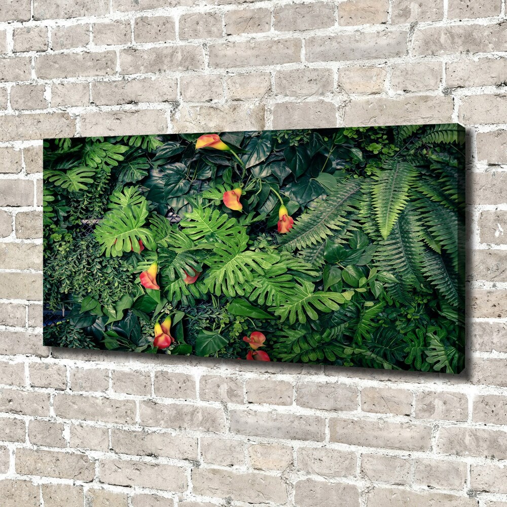 Canvas wall art Exotic jungle