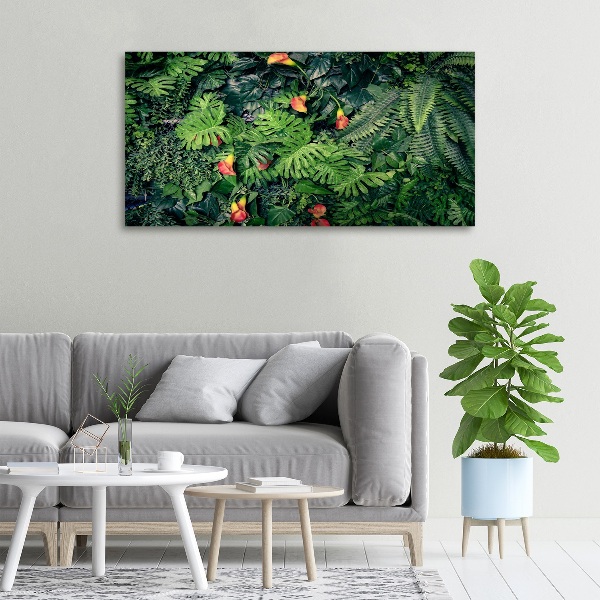 Canvas wall art Exotic jungle