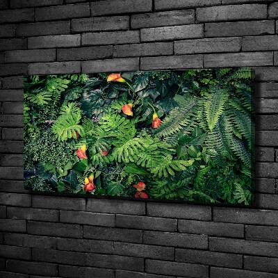 Canvas wall art Exotic jungle