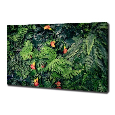 Canvas wall art Exotic jungle