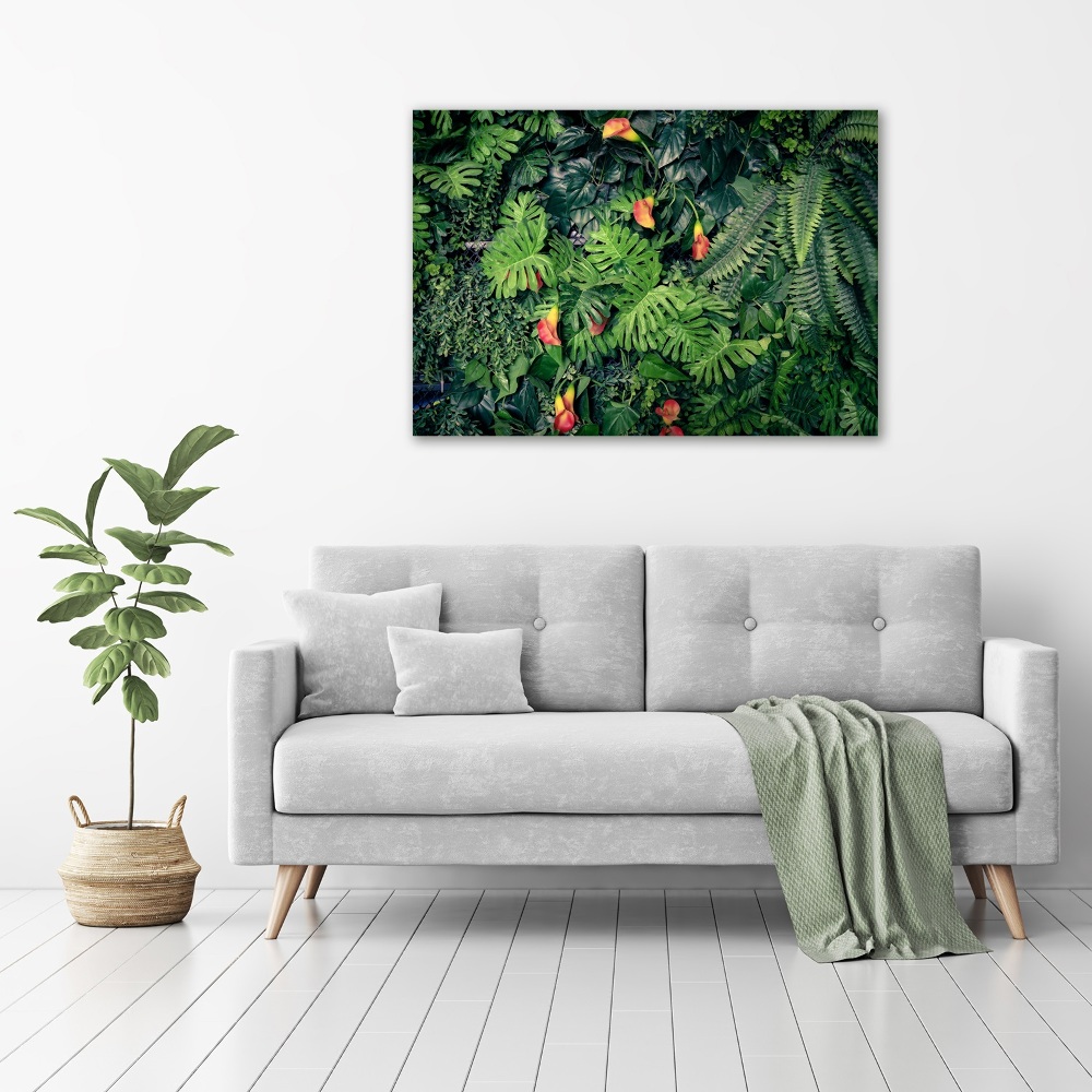 Canvas wall art Exotic jungle