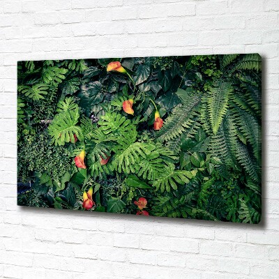 Canvas wall art Exotic jungle