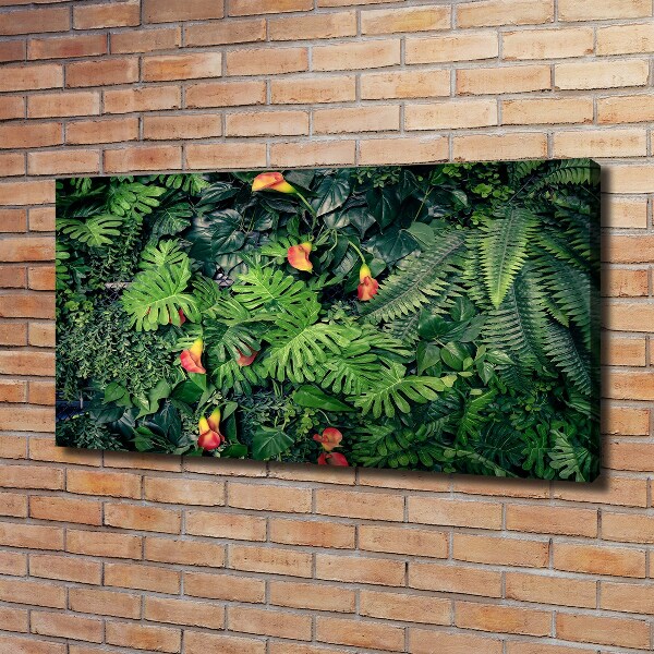 Canvas wall art Exotic jungle