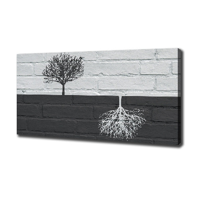 Canvas wall art Trees on the wall