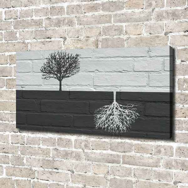 Canvas wall art Trees on the wall