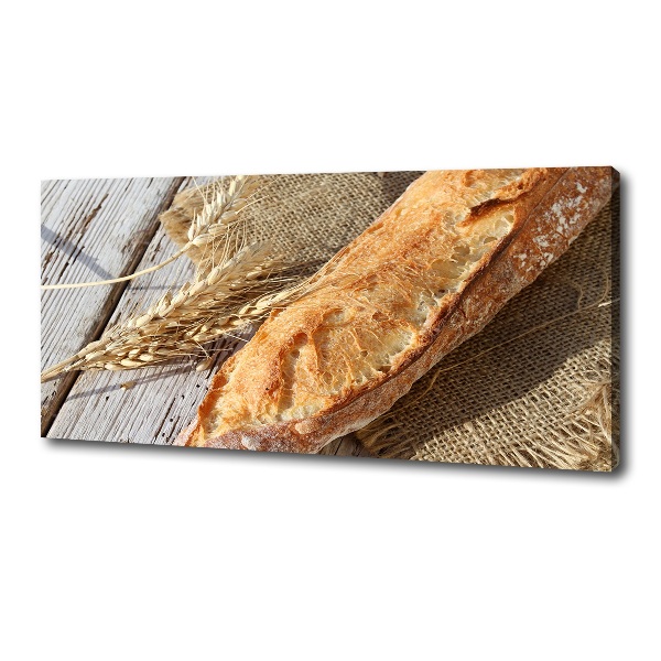 Canvas wall art Fresh baguette