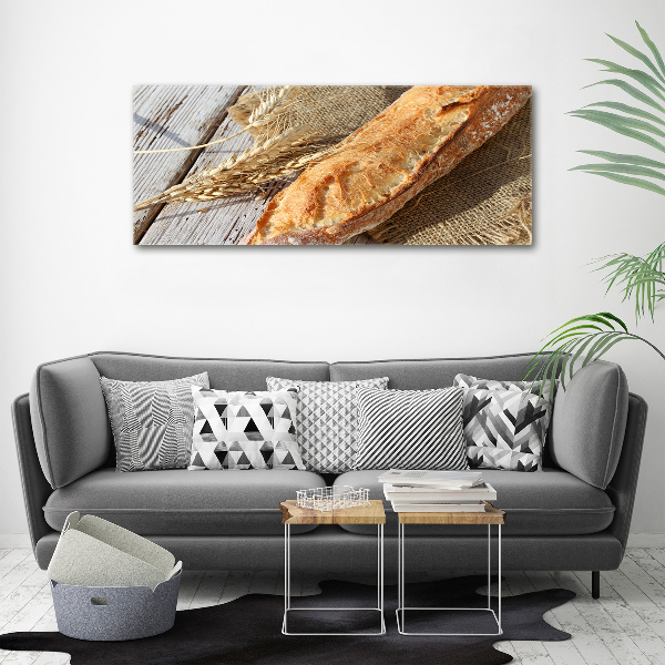 Canvas wall art Fresh baguette