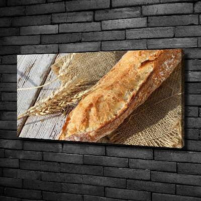 Canvas wall art Fresh baguette