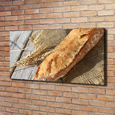 Canvas wall art Fresh baguette