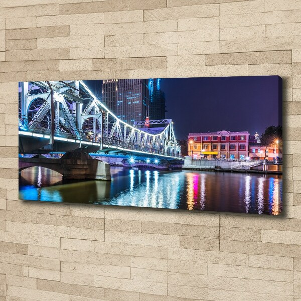 Canvas wall art Shanghai Bridge