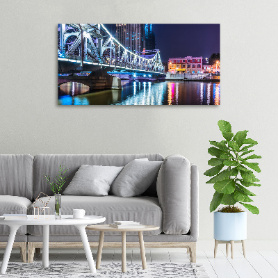 Canvas wall art Shanghai Bridge