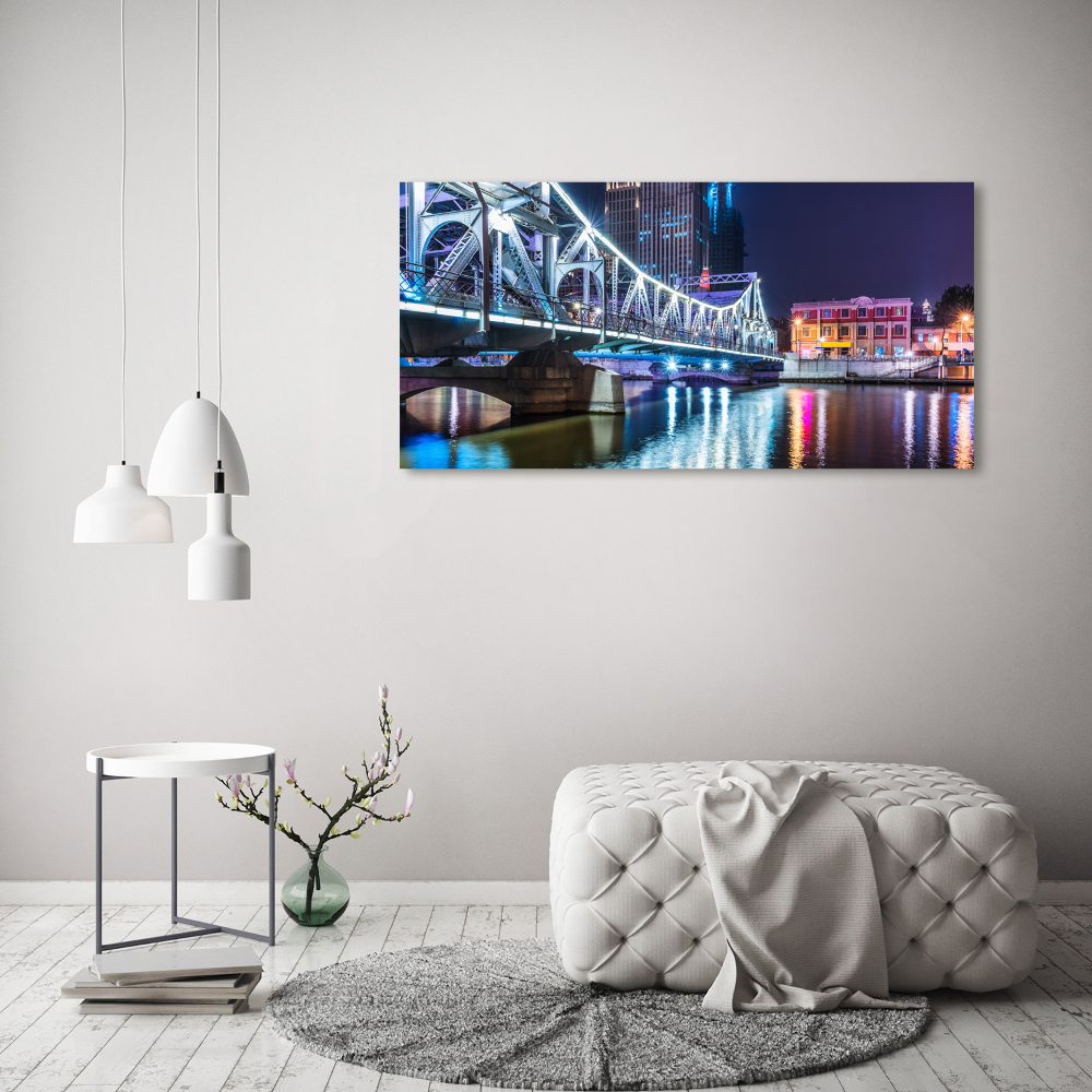 Canvas wall art Shanghai Bridge