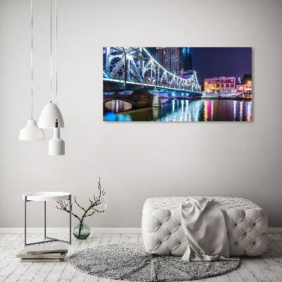 Canvas wall art Shanghai Bridge