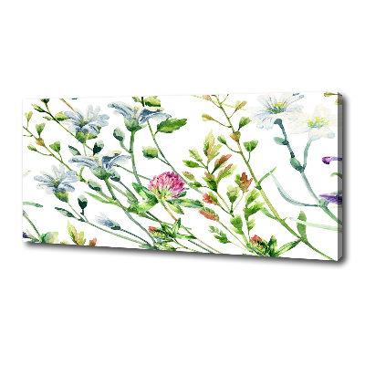 Canvas wall art Wild flowers