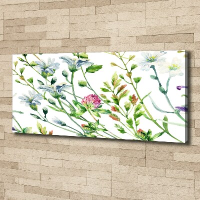 Canvas wall art Wild flowers