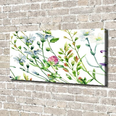 Canvas wall art Wild flowers